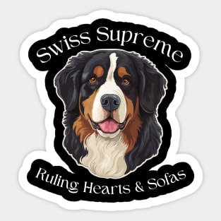 Greater Swiss Mountain Dog-Swiss Supreme Sticker